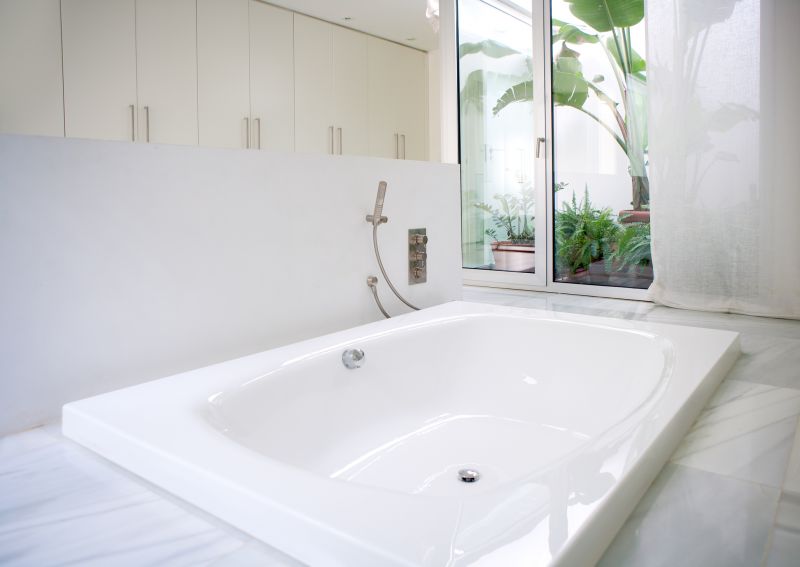 Refinished Bathtub in a Modern Bathroom